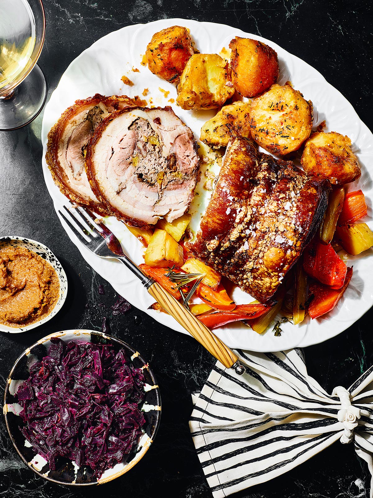 The Roast Dinner Collection - Porchetta Stuffed with Fennel and Apricots