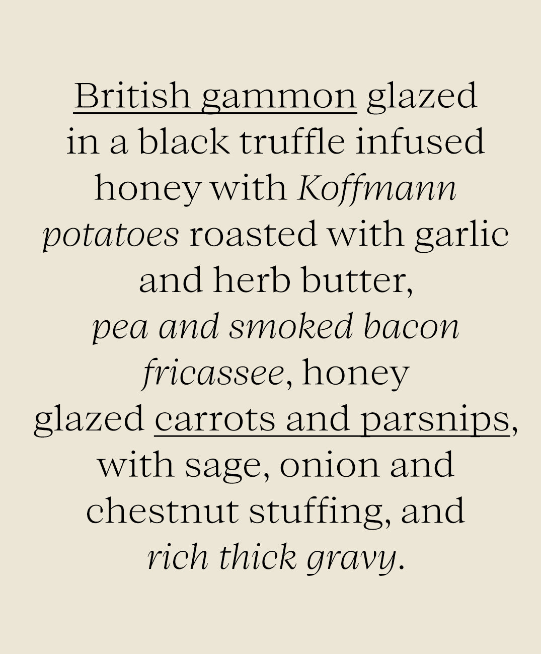 The Roast Dinner Collection - Honey & Mustard Glazed British Ham