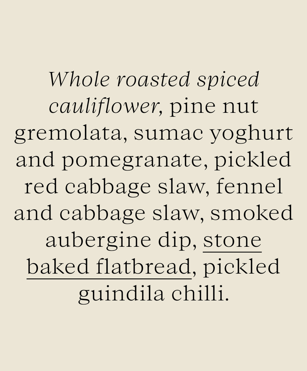 Whole Roasted Cauliflower with Smoked Aubergine Dip - BLACK FRIDAY SALE