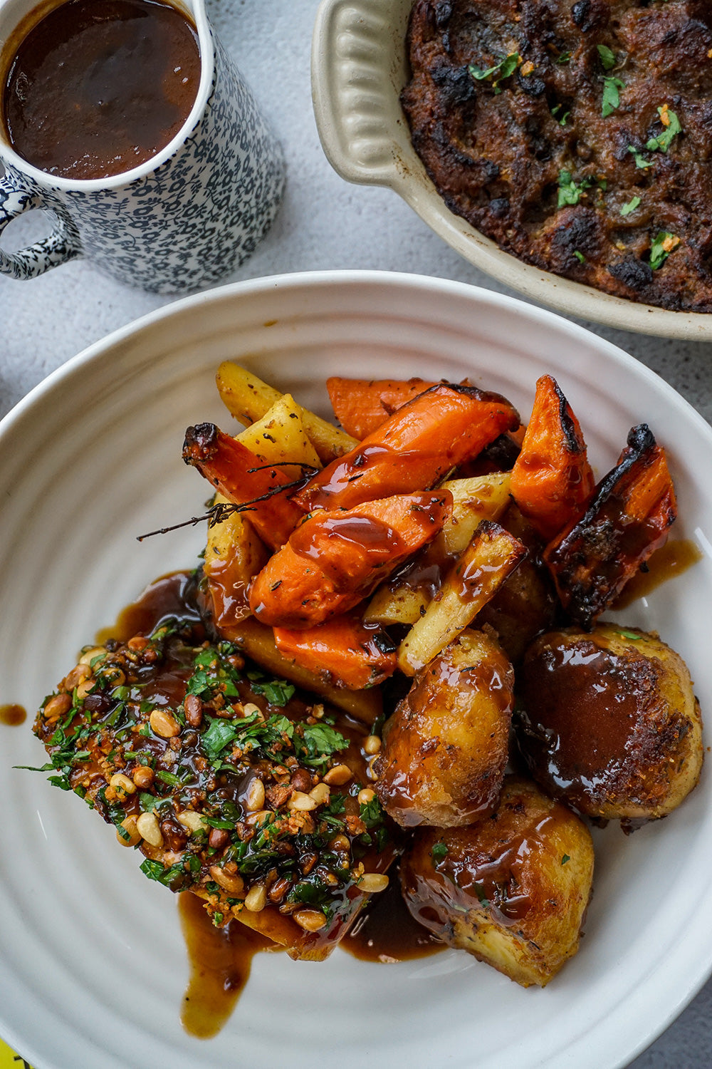 The Sunday Roast Collection - Truffle & Garlic Glazed Whole Roasted Celeriac - Naked Wines Offer