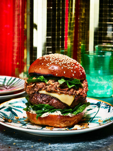 The Truffle Hero Burger with Parmentier Potatoes