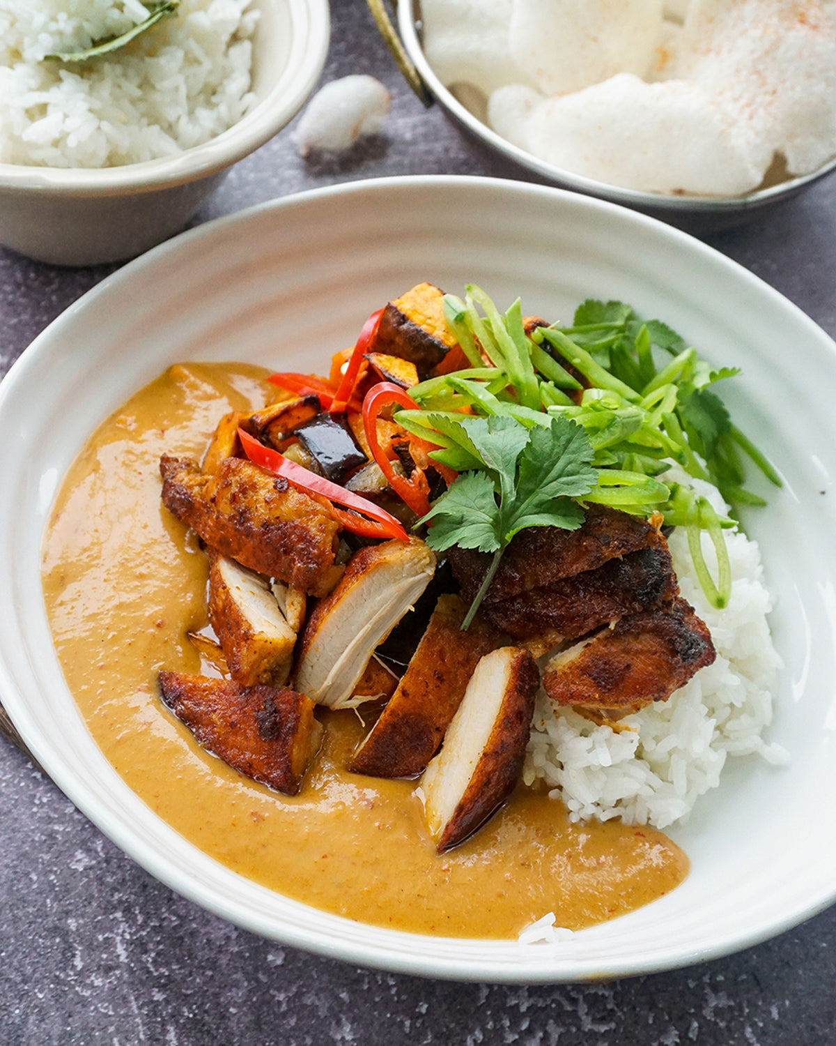 Lemongrass Chicken Gaeng Tay Po - Aromatic Thai red curry
