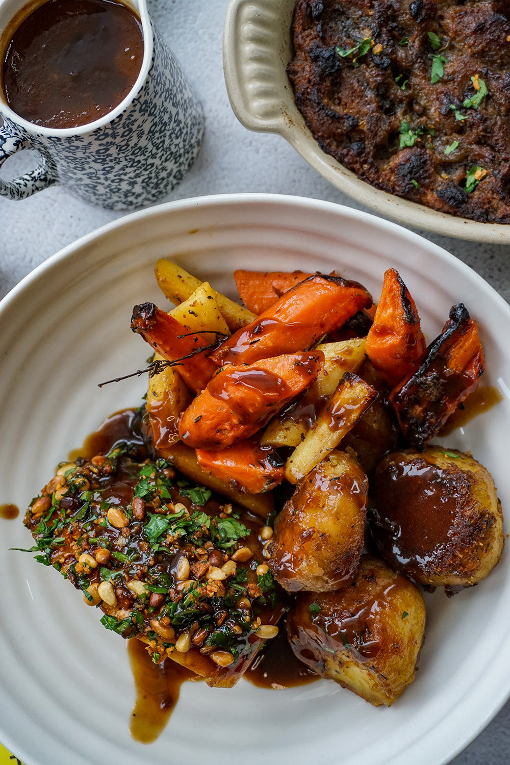 The Roast Dinner Collection - Truffle & Garlic Glazed Whole Roasted Celeriac