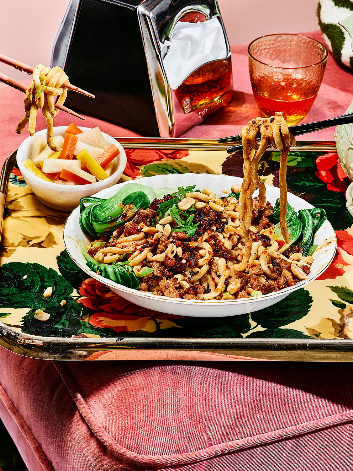 Salt & Sichuan Pepper Dan Dan Noodles with Spicy Pork
