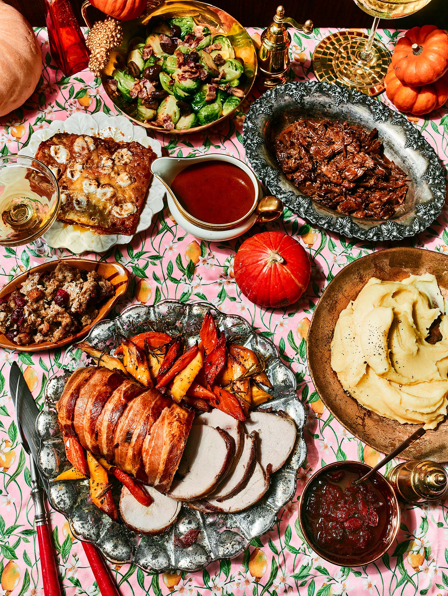 My Thanksgiving Hero - A Feast of Roast Turkey, Sweet Potato Gratin and more