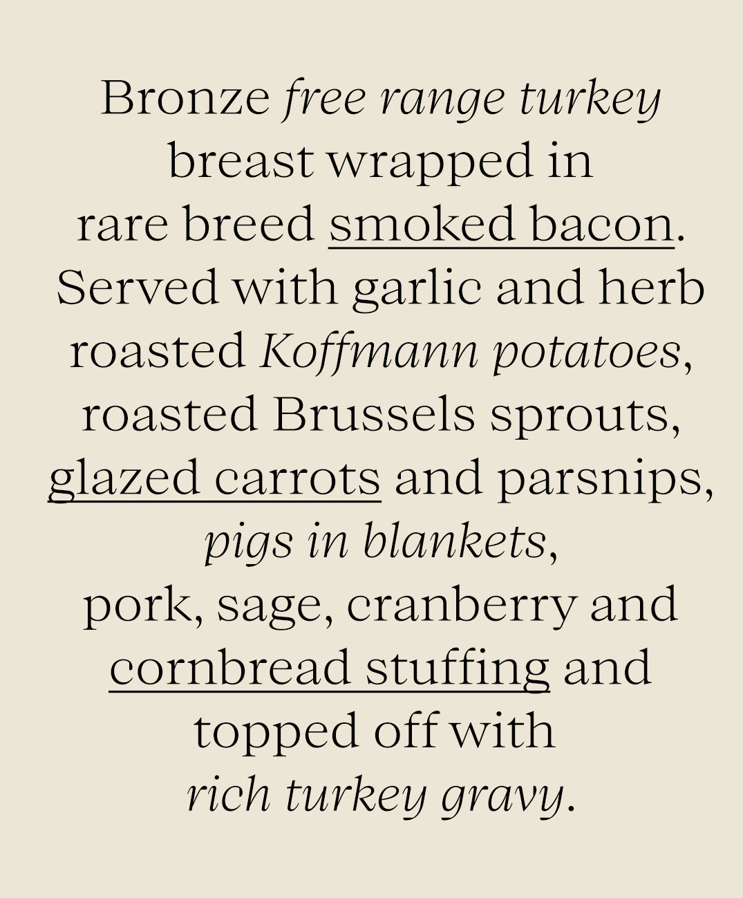 My Christmas Hero - Free Range Roast Turkey with all the Trimmings
