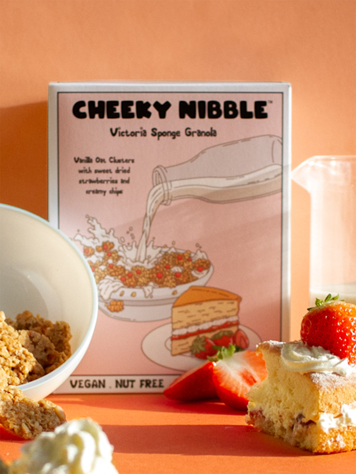 Victoria Sponge Granola by Cheeky Nibble